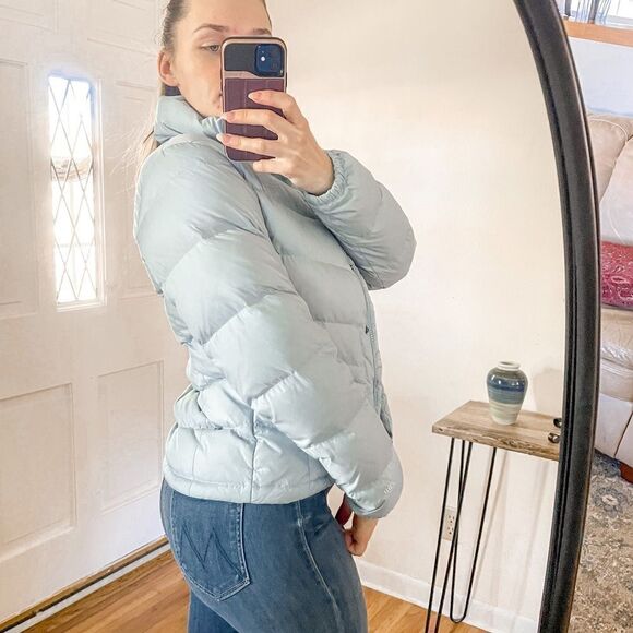 Vintage North Face 700 Down Puffer Jacket Nuptse Blue - Picture 2 of 11